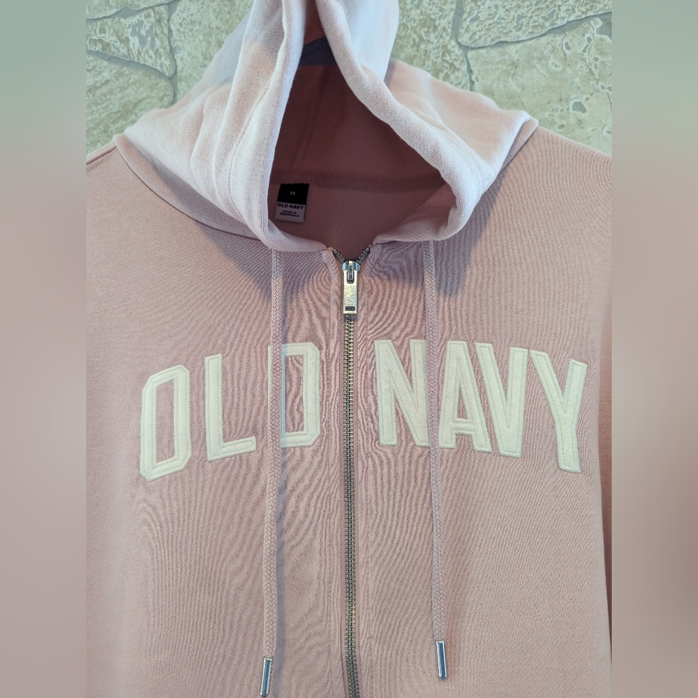 Medium, Old Navy Women's Slouchy Full-Zip Hoodie - Picture 3 of 5